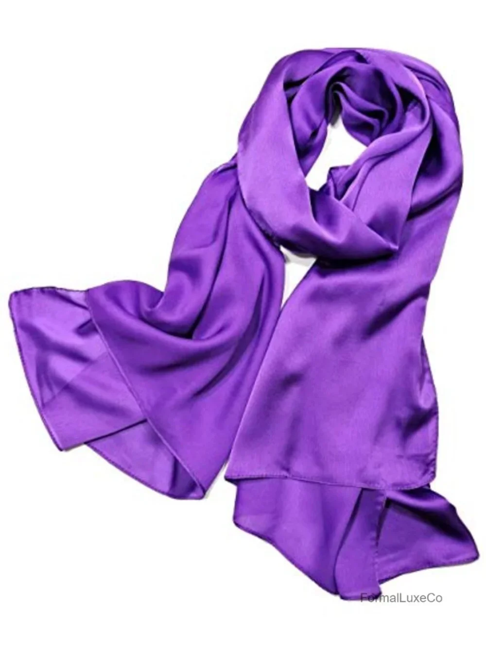 Large Silk Feel Fashion Scarf Shawl 70.5x35.4 In for Women